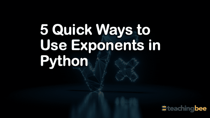 exponents in python