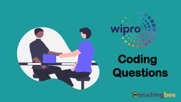 wipro coding questions
