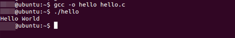 compile a C program in Ubuntu