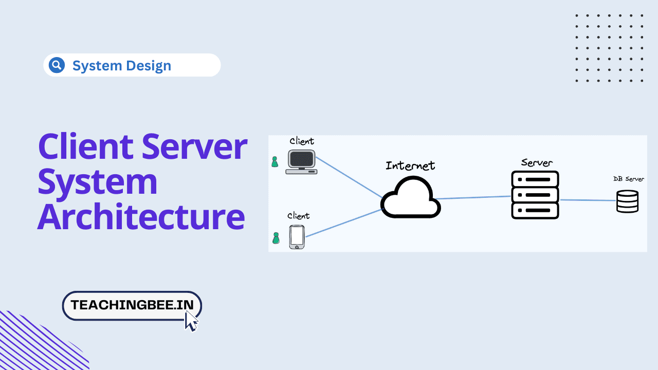 Client Server System Architecture: System Design - TeachingBee