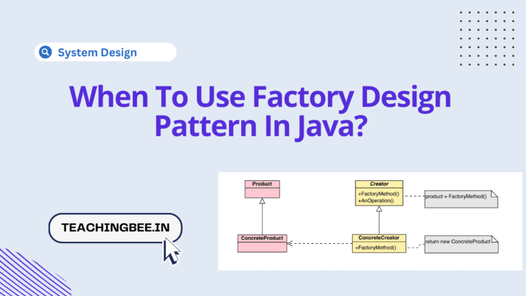 when to use factory design pattern in java